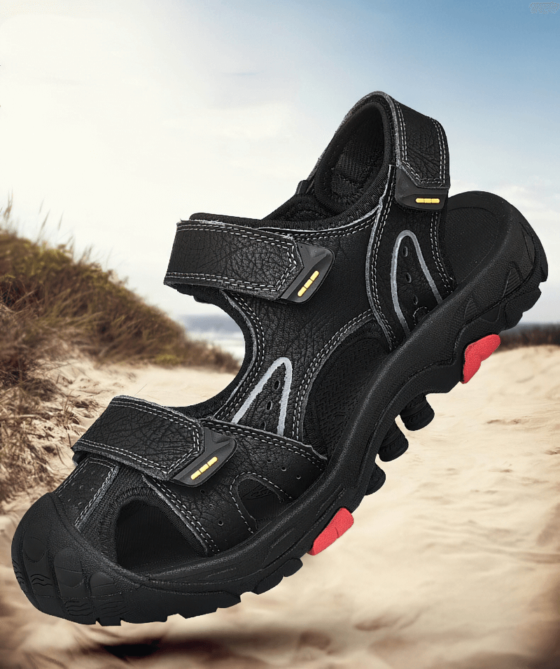 Weiche Wasser-Trekking-Sandalen aus echtem Leder / atmungsaktive Outdoor-Schuhe – SF0679 