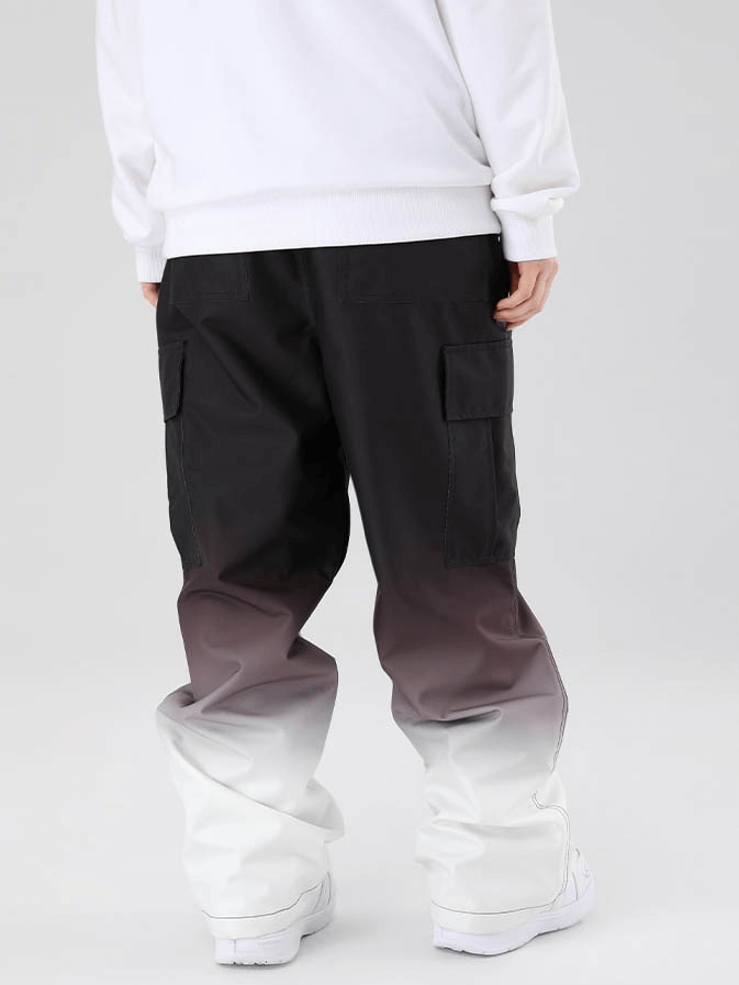 Pantalon de snowboard ample dégradé avec grandes poches latérales - SPF0933 