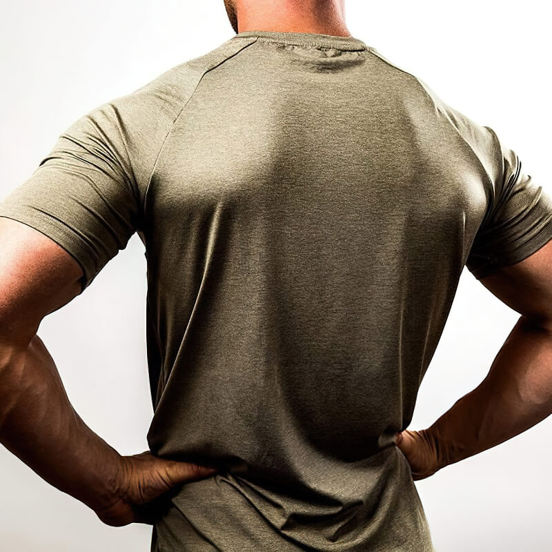 Gym-Sport-T-Shirt für Männer / Solides männliches Workout-T-Shirt – SF1092