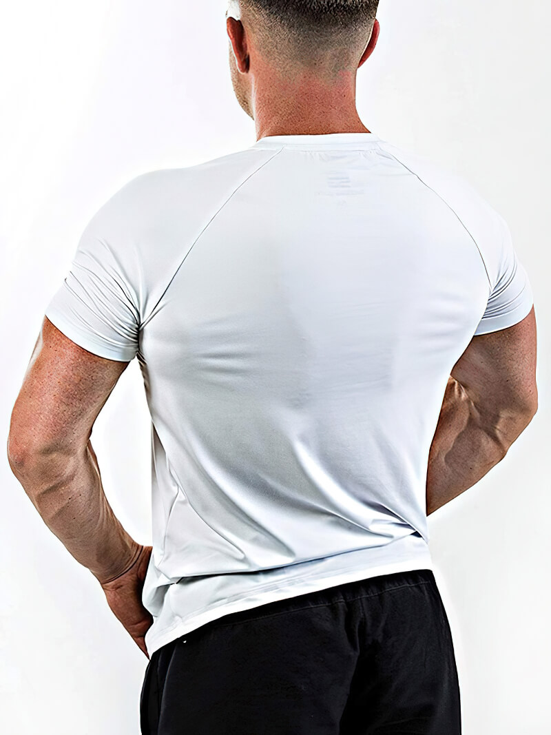 Gym Sports T-Shirt for Men / Solid Male Workout T-Shirt - SF1092