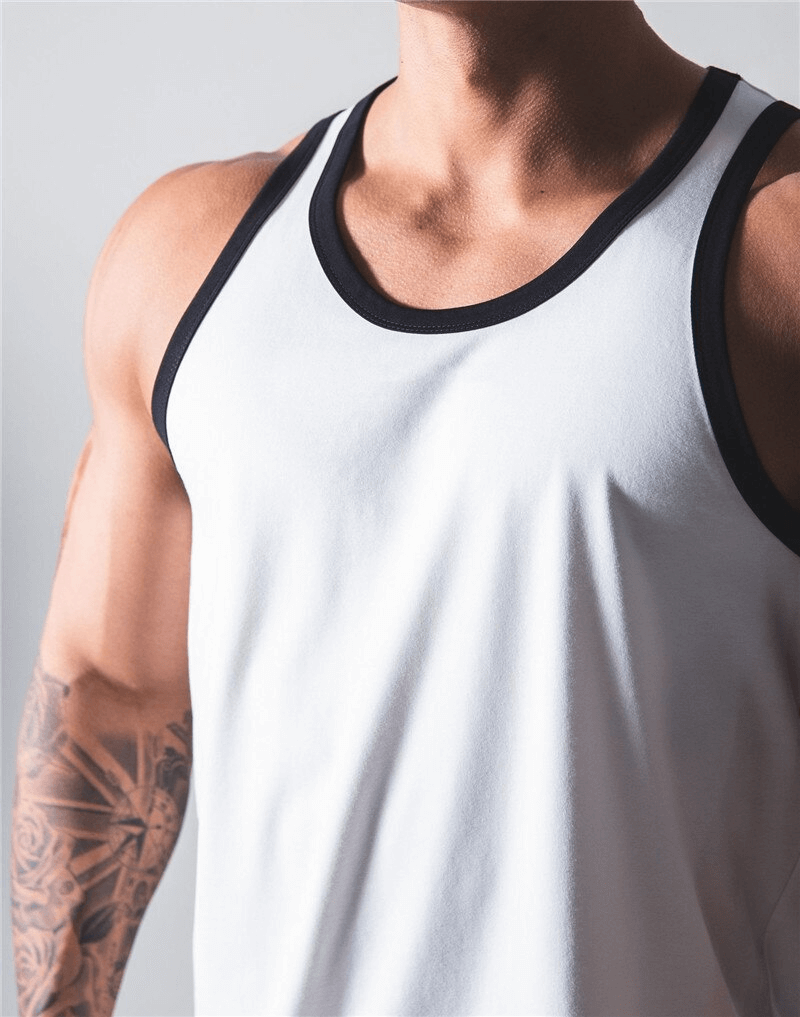 Gym Workout Sleeveless Shirt / Bodybuilding Quick-Drying Tank Top - SF1093