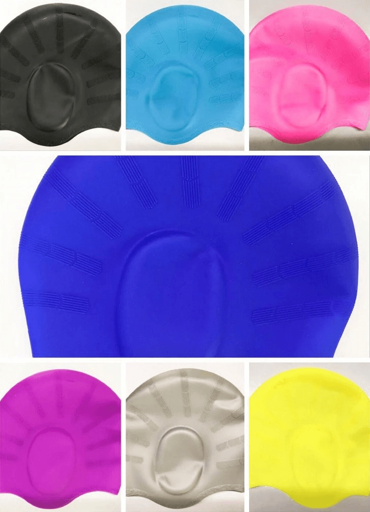 Bonnets de bain imperméables hautement élastiques - SPF0398 