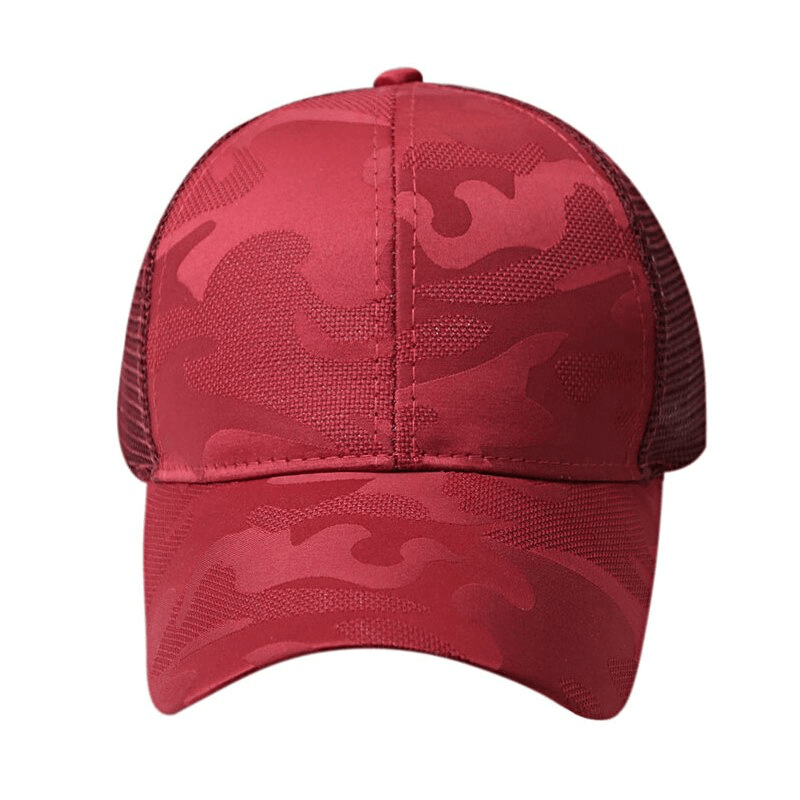 Hollow Out Ponytail Baseball Cap / Outdoor Sports Snapback Sunhat - SF0769