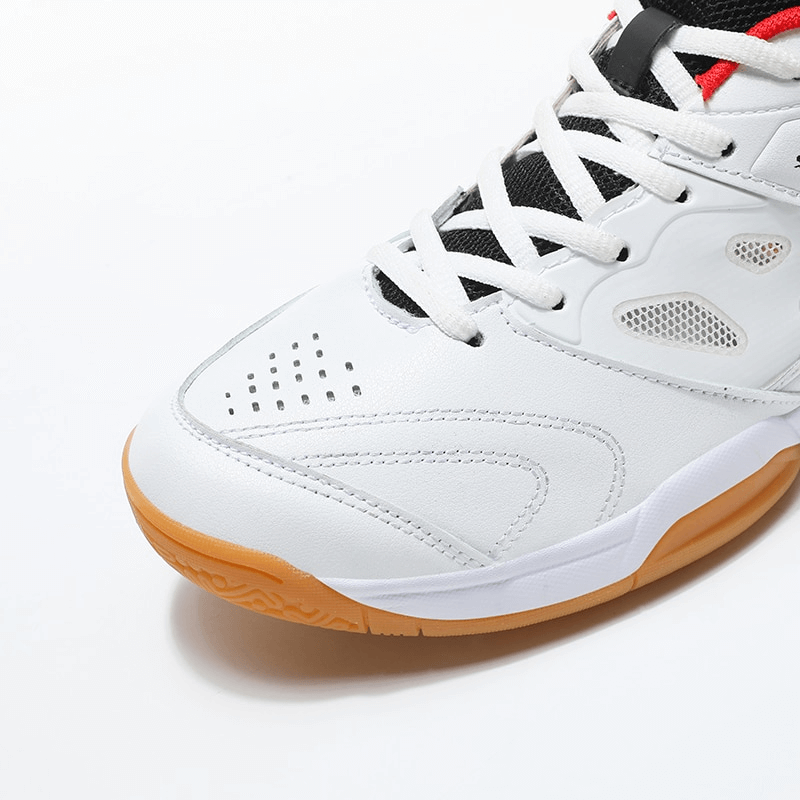 Lace-up flexible tennis shoe with breathable synthetic material, microfiber lining, and rubber outsole for superior traction and comfort.