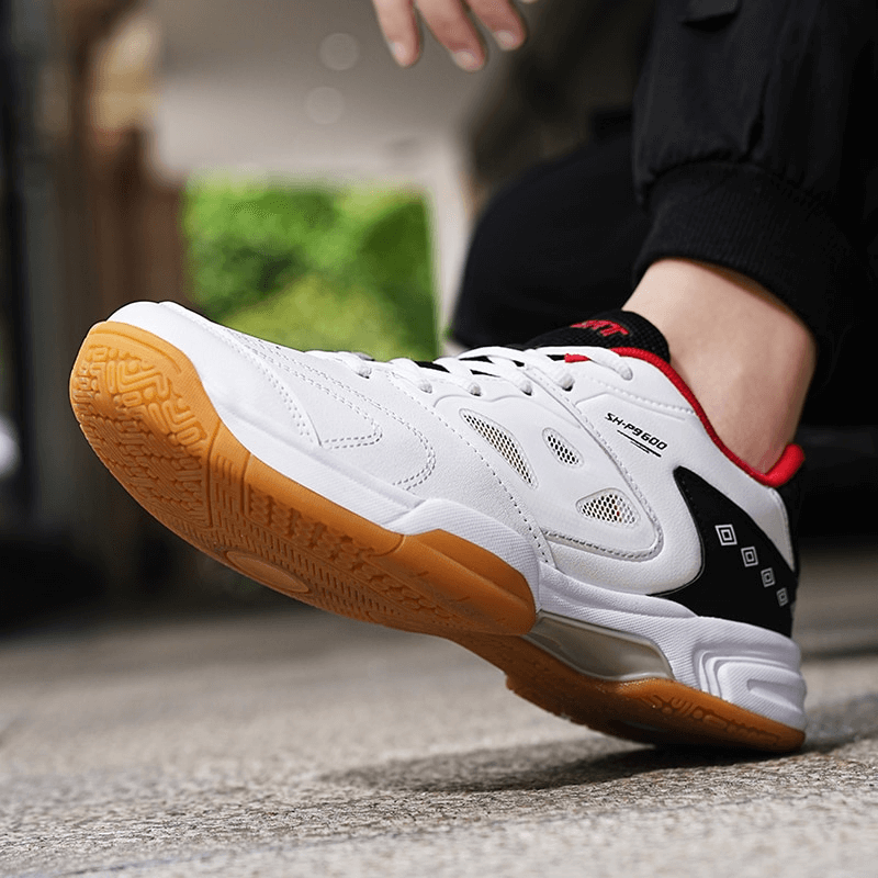 Lace-Up Flexible Tennis Shoes SF0738 with breathable microfiber lining and rubber outsole for superior traction.