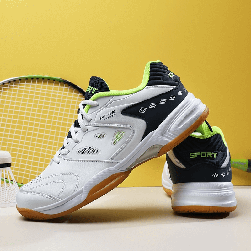 Lace-Up Flexible Tennis Shoes SF0738 with breathable fabric and rubber outsole for superior traction.