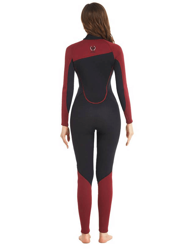 Ladies One-piece Thermal Diving Suit with Front Zipper / Neoprene Wetsuit - SF0926