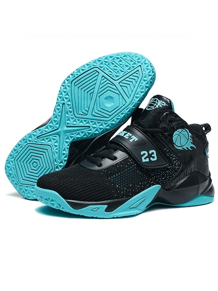 Light Training Breathable Sneakers SF0263 in black and teal, featuring ForMotion technology and durable rubber outsole for optimal performance.