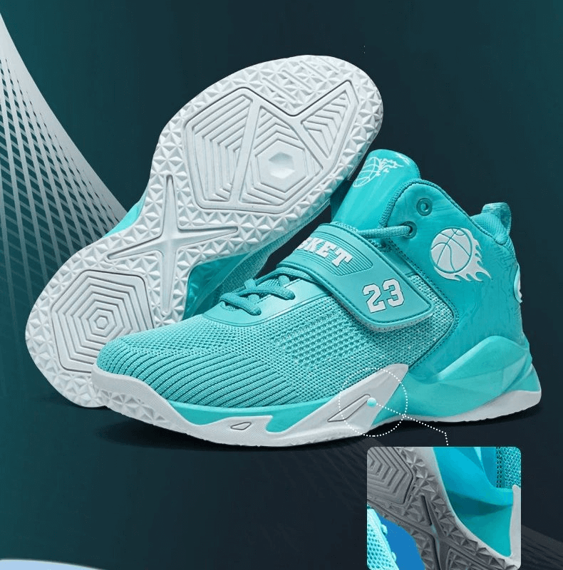 Teal Light Training Breathable Sneakers with ForMotion tech, rubber outsole, mesh upper for comfort and performance.