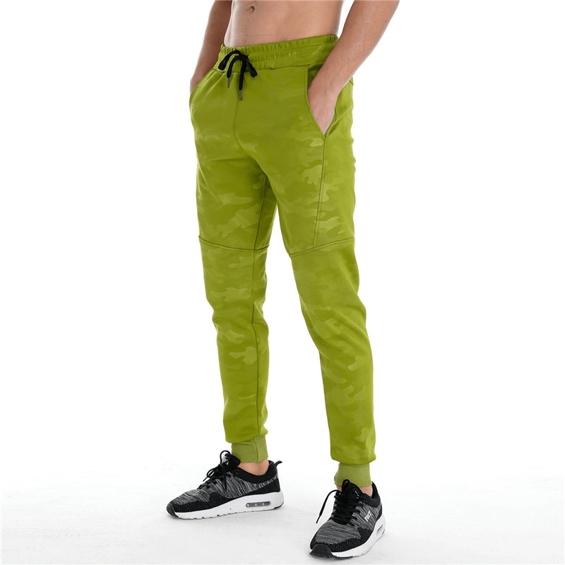 Pantalon de survêtement élastique léger pour hommes avec poches zippées - SPF1116 