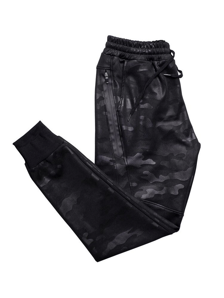 Pantalon de survêtement élastique léger pour hommes avec poches zippées - SPF1116 