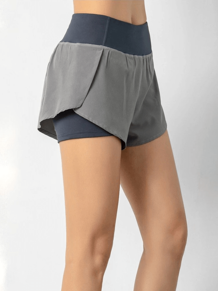 Short élastique léger à séchage rapide / Vêtements de sport pour femmes - SPF0215 