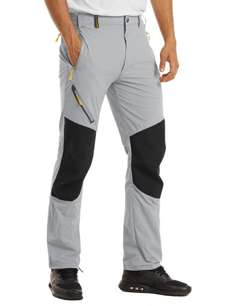 Pantalon de randonnée droit léger à séchage rapide avec multi-poches - SPF0392 