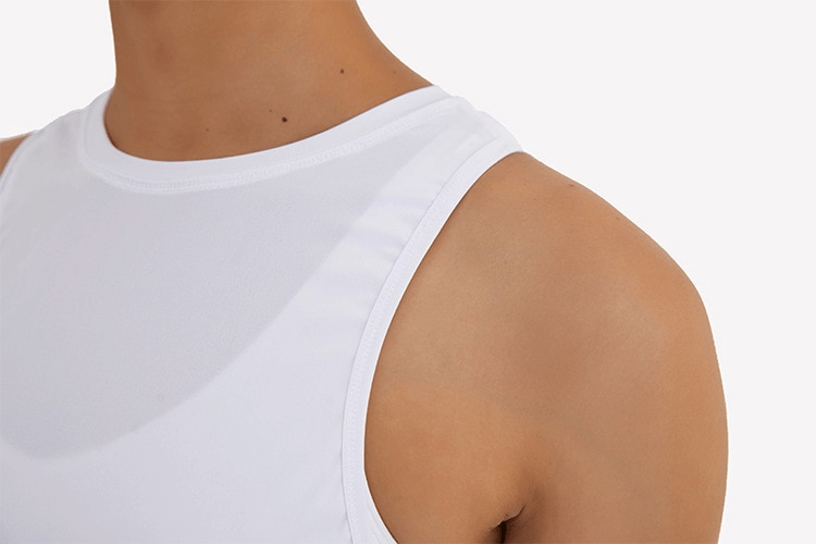 T-shirt sans manches léger à séchage rapide pour femmes avec dos en maille - SPF1055 