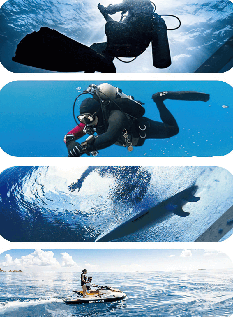 Long-sleeved 2.5MM Neoprene Wetsuit / Snorkeling Surfing Suit - SF0722