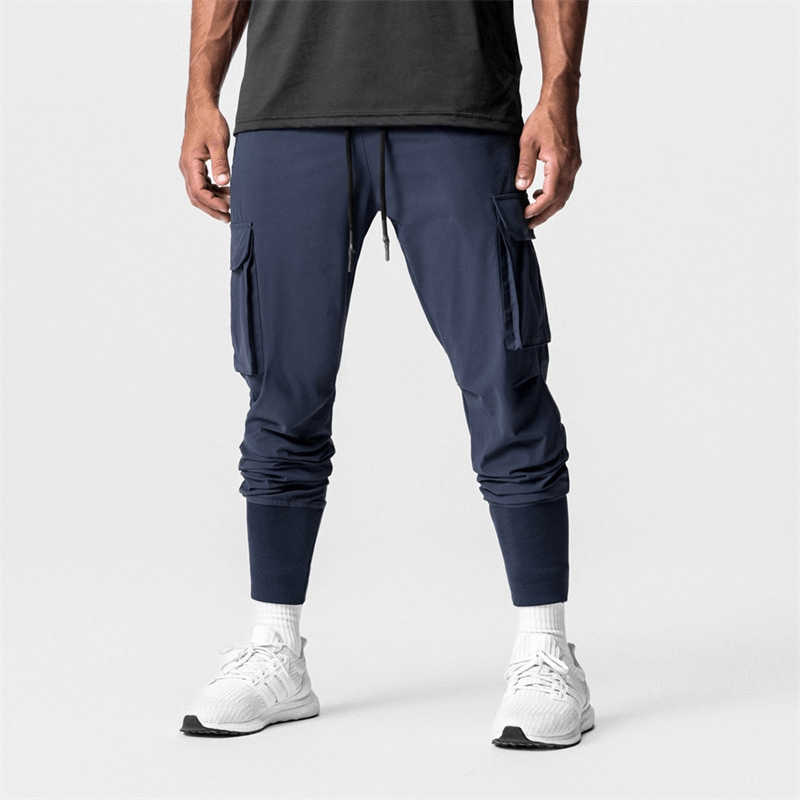 Lockere, schmale, elastische Jogginghose für Herren mit breiten Bündchen – SF1141 