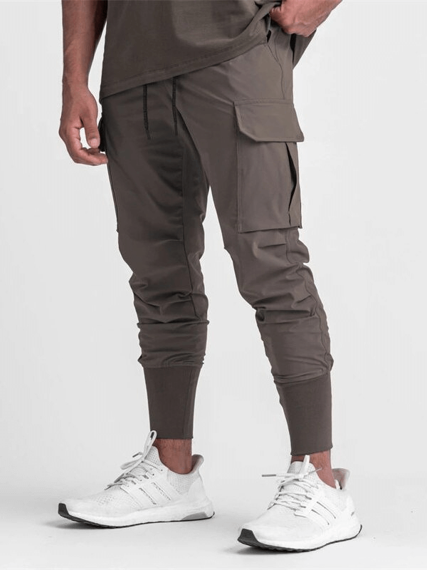 Loose Slim Elastic Joggers Pants For Men With Wide Cuffs - SF1141