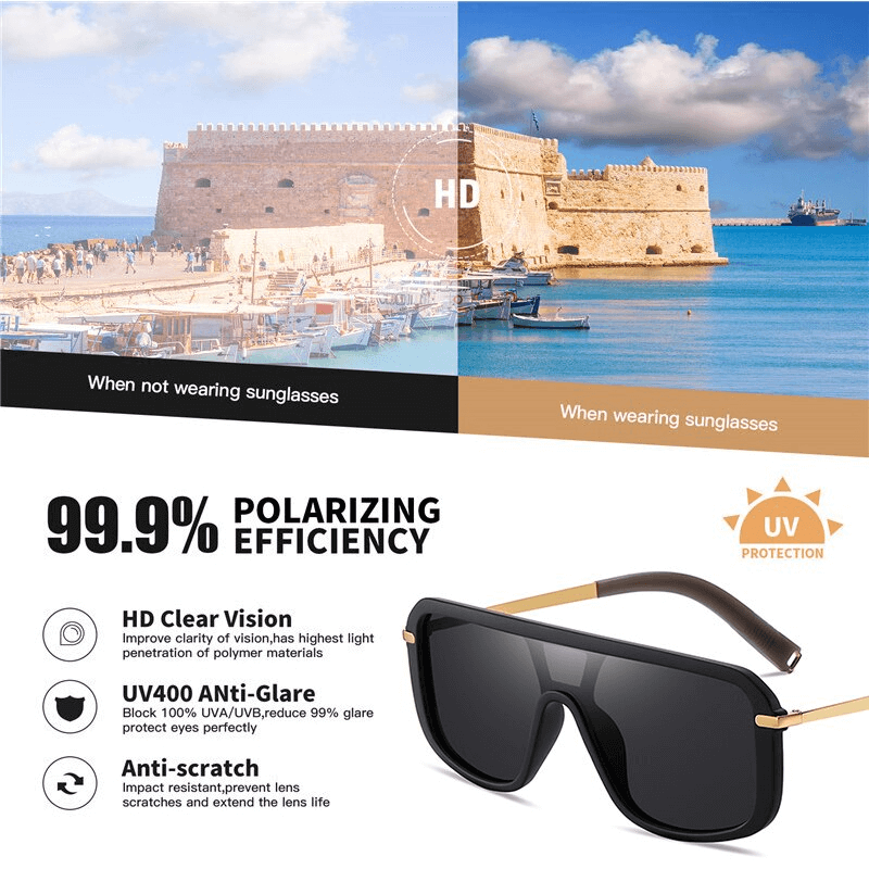 Luxuriöse polarisierte Sonnenbrille für Outdoor-Aktivitäten – SF0746