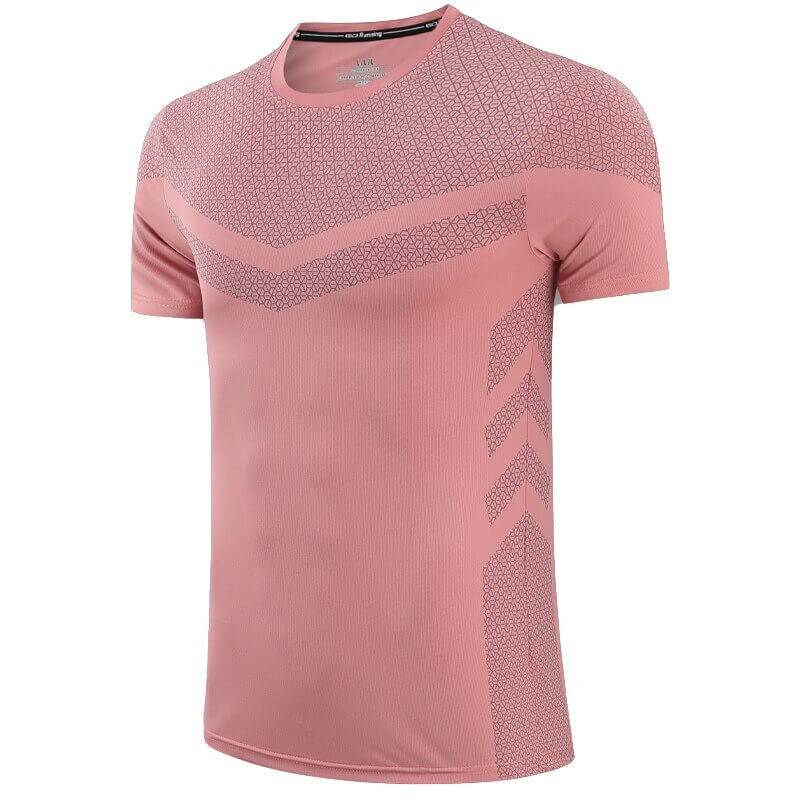 Male Breathable Short Sleeves Skinny T-Shirt for Training - SF0575