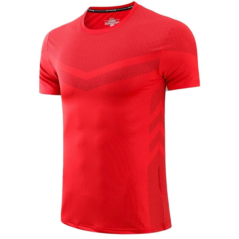 Male Breathable Short Sleeves Skinny T-Shirt for Training - SF0575