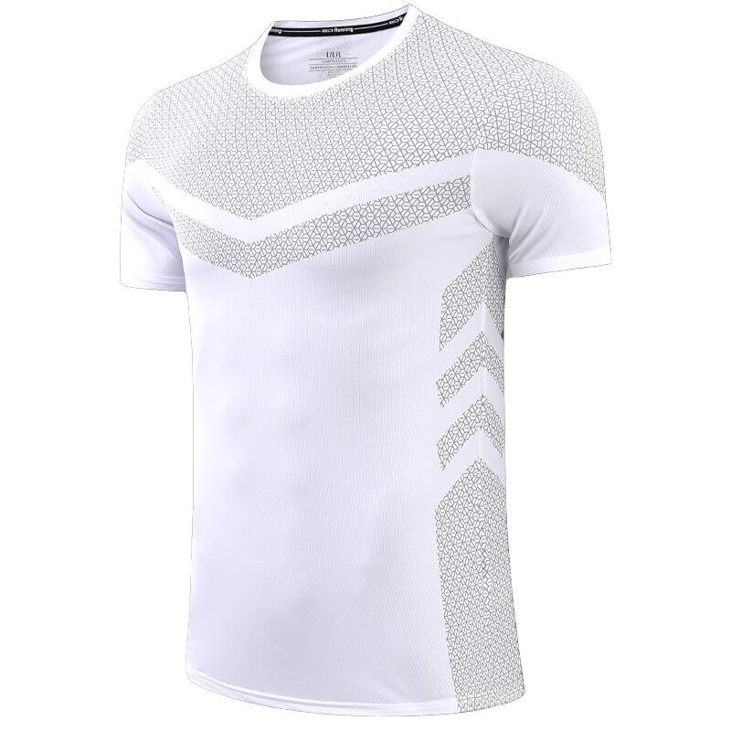 Male Breathable Short Sleeves Skinny T-Shirt for Training - SF0575