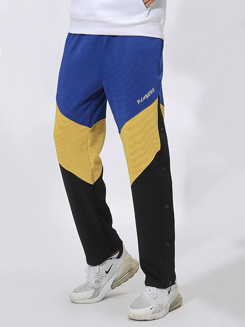 Men's Basketball Trousers with Buttons / Sports Loose Pants - SF0725
