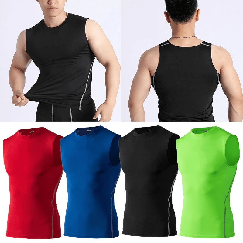 Men's Compression Lightweight Fitness Gyms Tank Top - SF0654