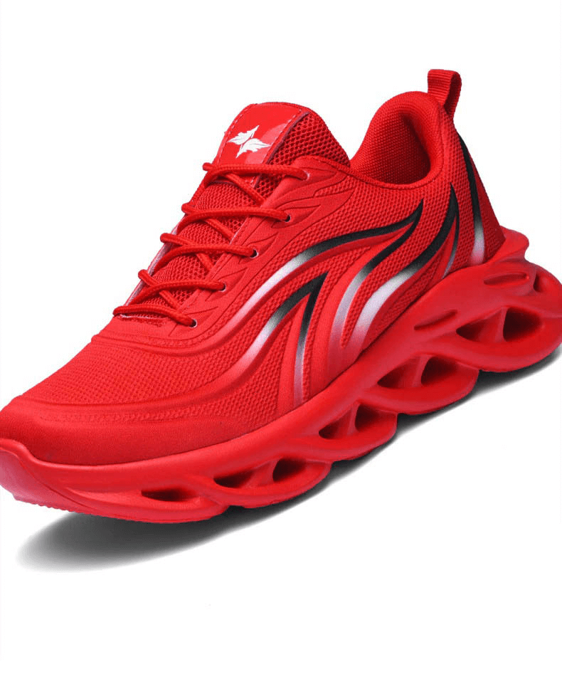 Baskets à lacets imprimées flammes pour hommes / chaussures de sport de plein air - SPF0718 