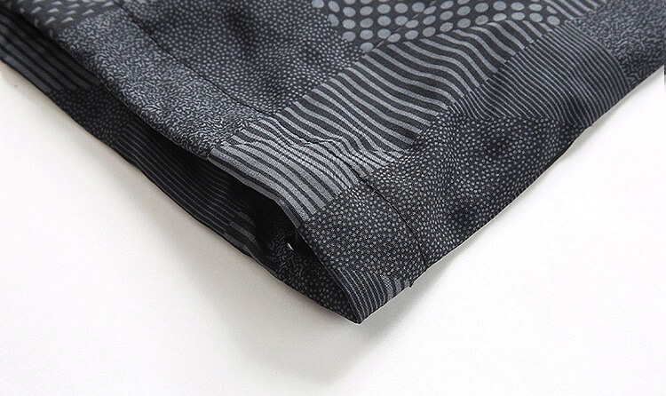 Close-up of men's quick-drying mountaineering jacket fabric with stylish pattern - SF0456