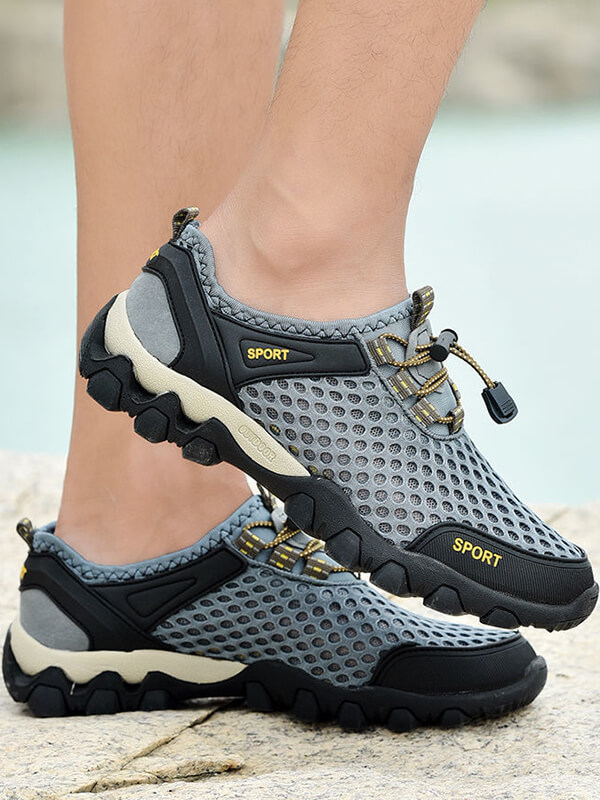 Chaussures d'eau antidérapantes pour hommes/baskets de sport en caoutchouc respirant - SPF0747 