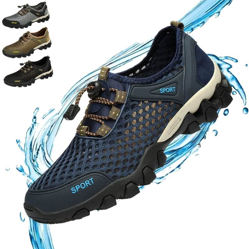 Rutschfeste Wasserschuhe / atmungsaktive Sport-Gummi-Sneaker für Herren – SF0747 