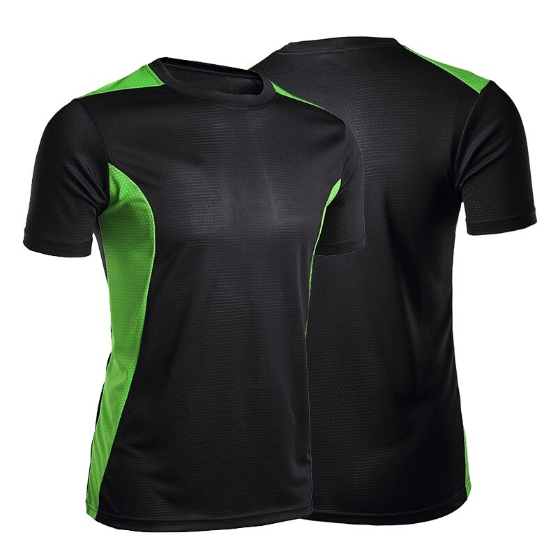 Men's Short Sleeves Football T-Shirt / Male Quick Dry Gym Clothing - SF0497