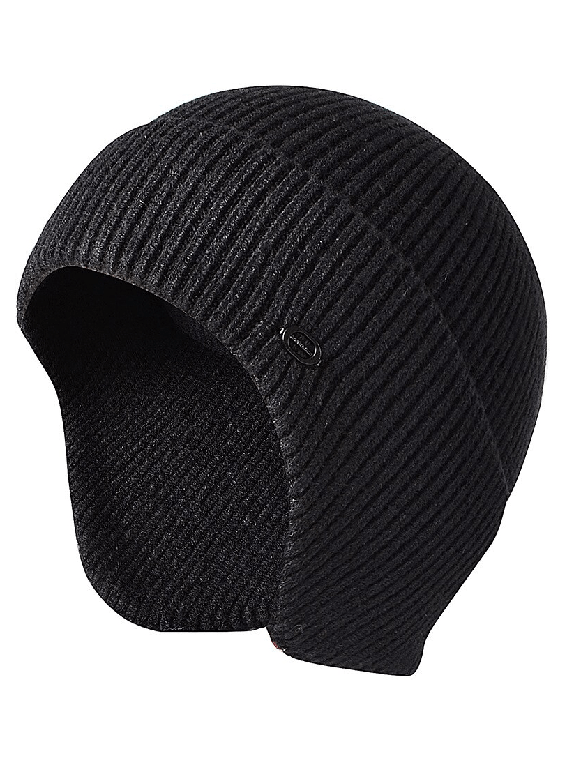 Bonnet de sport avec oreillettes tricotées pour hommes - SPF1193 