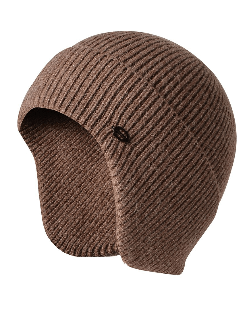 Bonnet de sport avec oreillettes tricotées pour hommes - SPF1193 
