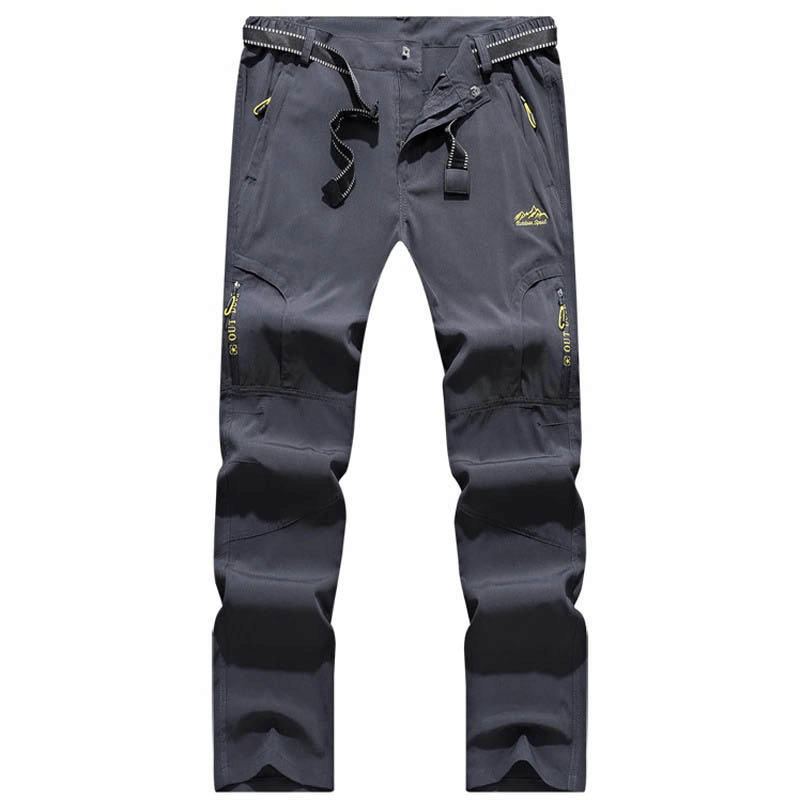 Men's stretch waterproof tactical trousers with multi-pockets, ideal for outdoor sports like hiking and fishing. SF0457