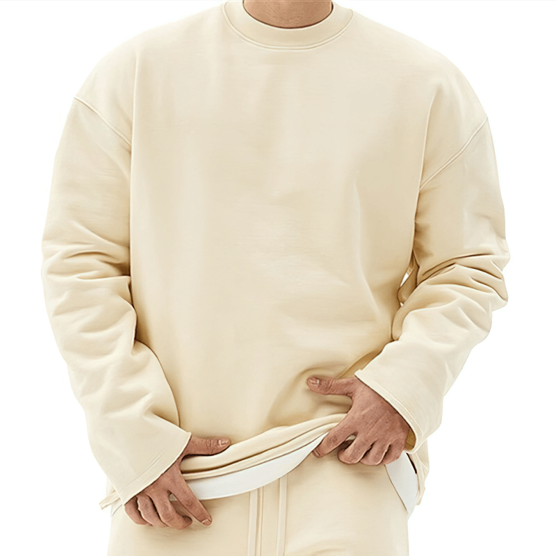 Stilvolles, weites, warmes Sport-Sweatshirt für Herren – SF1112 