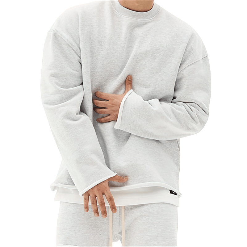 Stilvolles, weites, warmes Sport-Sweatshirt für Herren – SF1112 