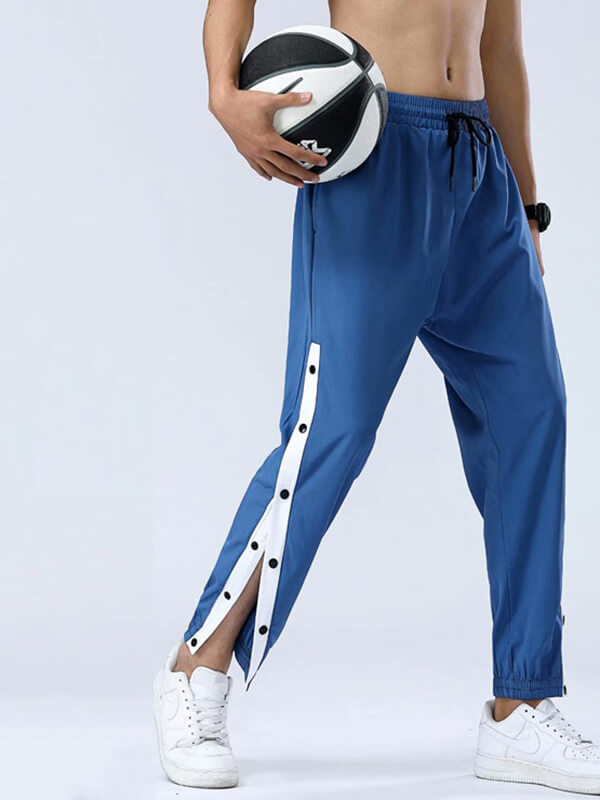 Pantalon de survêtement pour hommes avec boutons sur les côtés pour les sports actifs - SPF0847 