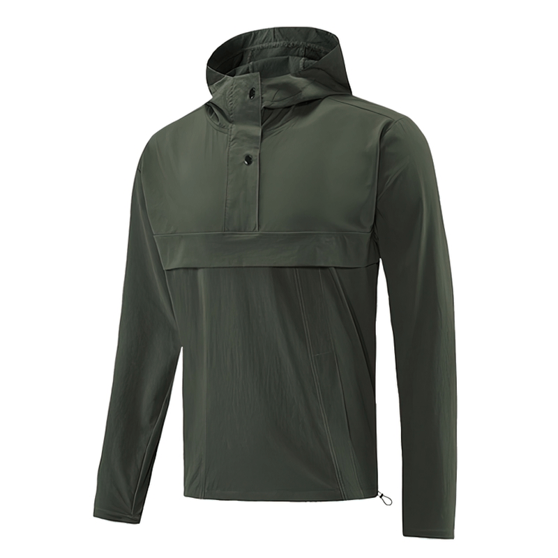 Men's windproof waterproof sports sweatshirt with hood for training - perfect for outdoor activities in any weather, SF0891.