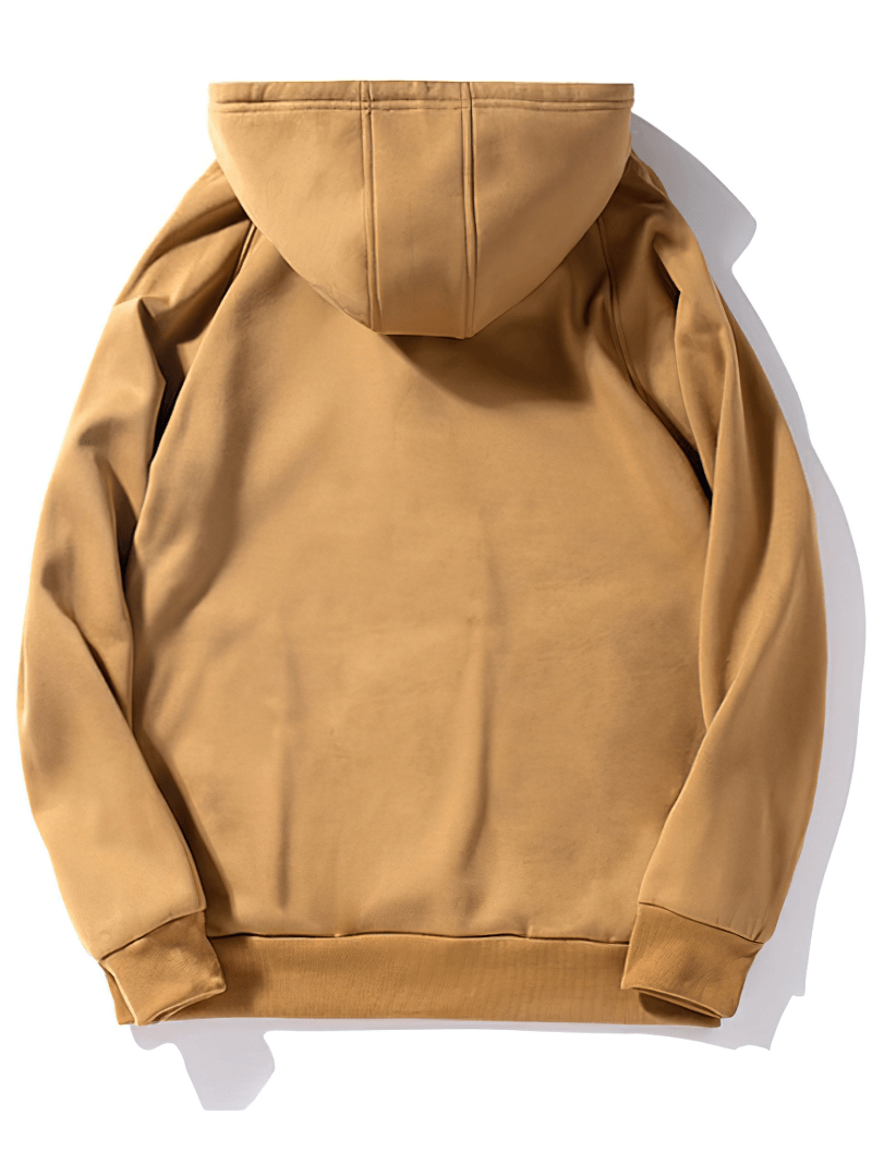 Herren-Hoodie aus Fleece-Baumwolle mit Reißverschluss und großen Taschen – SF1221 
