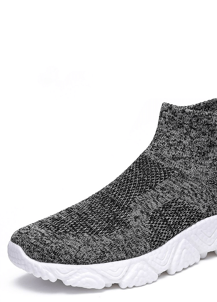 Mesh Elastic Breathable Unisex Sneakers SF1215 with air mesh for breathability and EVA cushioning. Perfect slip-on sports shoes for daily wear.
