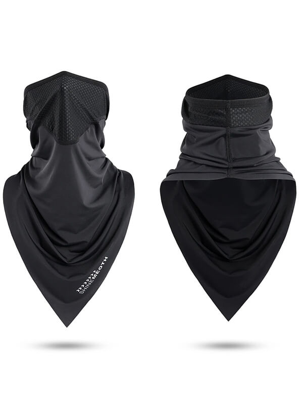 Einfarbiger Motocross-Halsmanschette / glatte, elastische Gesichtsmaske – SF0638