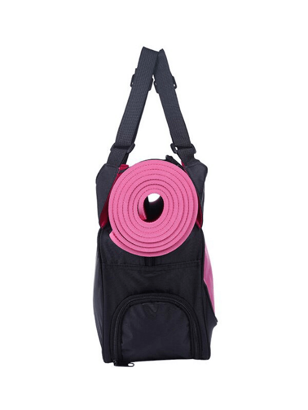 Alt Tag: Multifunctional waterproof sport women's bag with pink mat clip, ideal for fitness and outdoor sports - SF0922