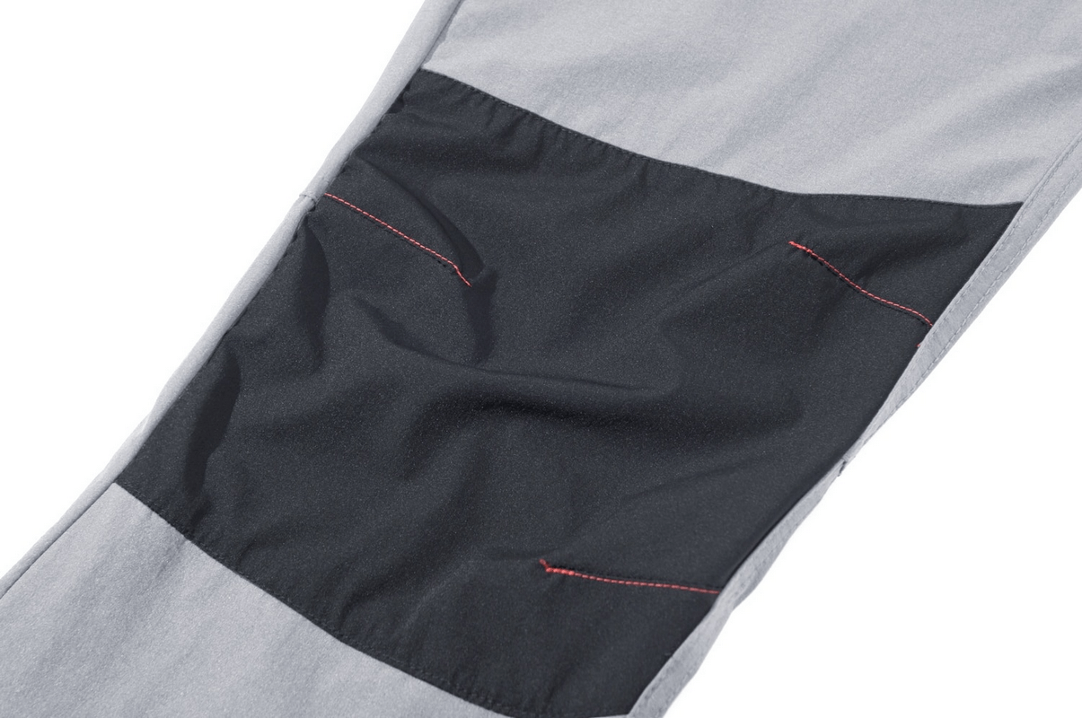 Close-up of No Fleece Lined Waterproof Pants for Men, featuring durable fabric with reinforced stitching, ideal for hiking adventures.