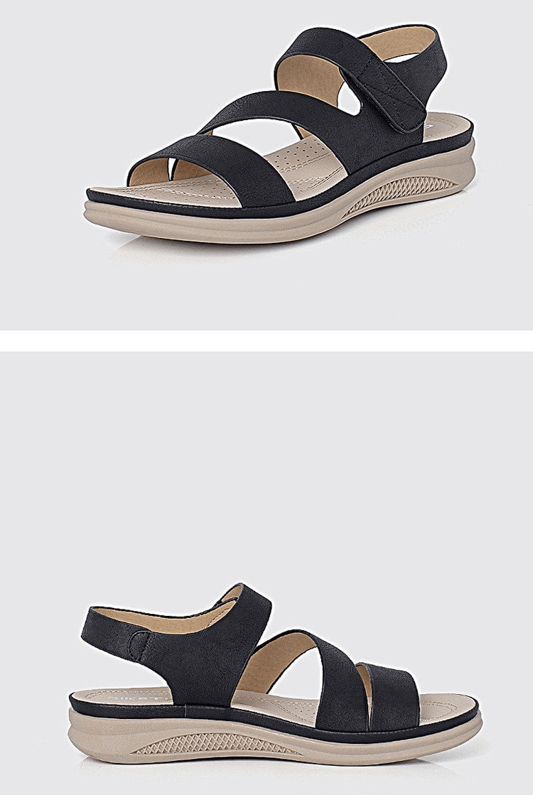 Sandales compensées flexibles et légères / Chaussures pour femmes - SPF0979 