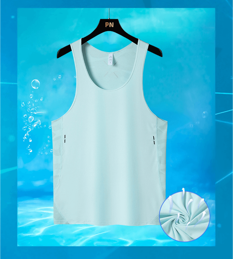 Outdoor Fitness Elastic Breathable Sports Tank / Running Training Clothes - SF1186