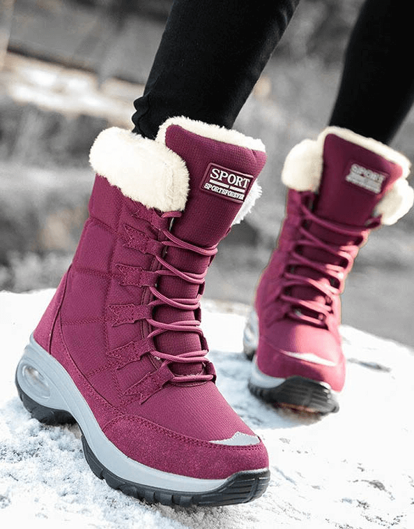 Outdoor Snow Boot for Women / Waterproof Warm Trekking Shoes - SF0288