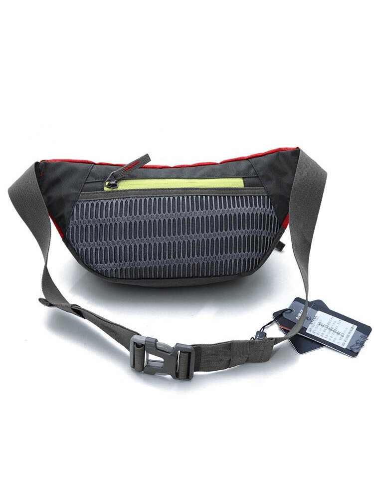 Outdoor Sports Running Waist Bag with Hydration Belt - SF0539 in red, featuring adjustable straps and durable nylon, perfect for runners.