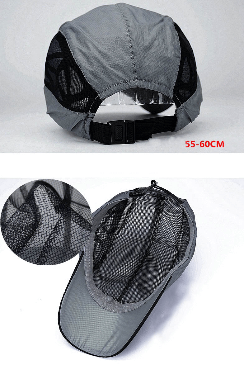 Outdoor breathable quick-drying sports baseball cap, featuring breathable mesh, adjustable strap, and sun protection. SF0771 model.
