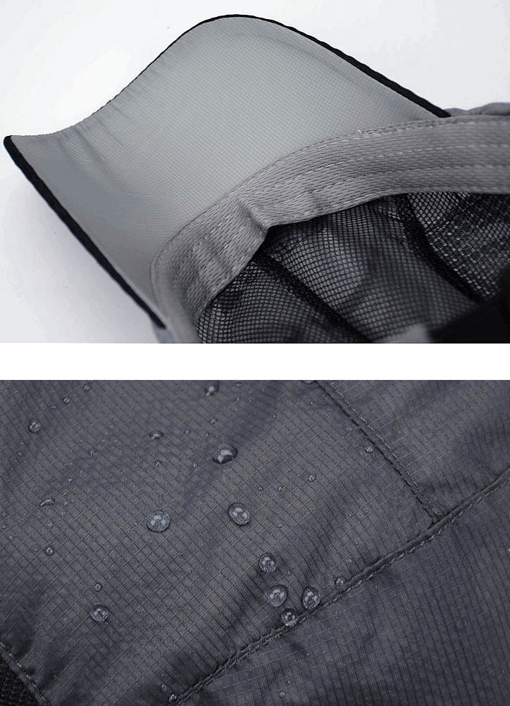 Close-up of Outdoor Thin Breathable Quick-Drying Sports Baseball Cap showing waterproof fabric and adjustable strap.